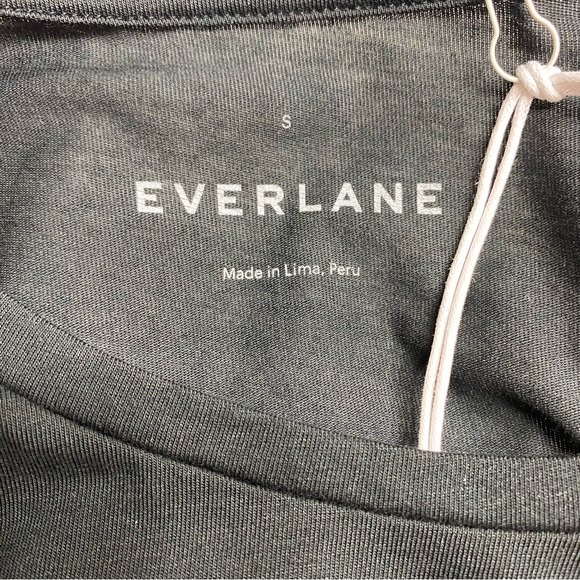 Everlane Pima Stretch Long Sleeve Top - Picture 7 of 9